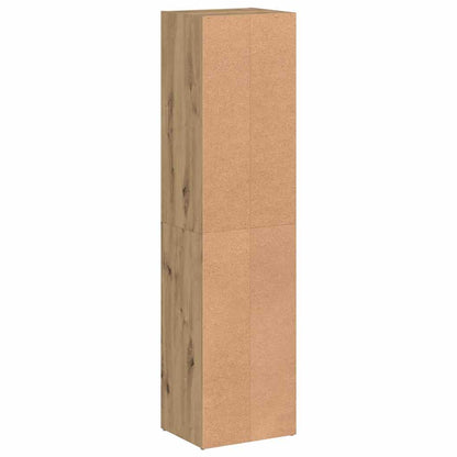 vidaXL Bücherregal Artisan-Eiche 36x30x143 cm Holzwerkstoff