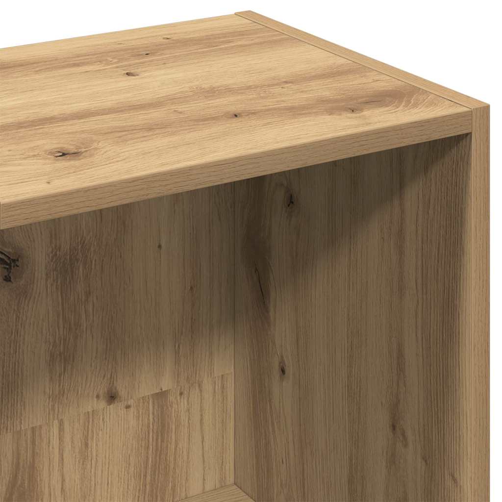 vidaXL Bücherregal Artisan-Eiche 36x30x143 cm Holzwerkstoff