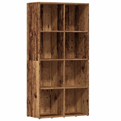 vidaXL Bücherregal Altholz-Optik 66x30x130 cm Holzwerkstoff