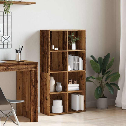 vidaXL Bücherregal Altholz-Optik 66x30x130 cm Holzwerkstoff