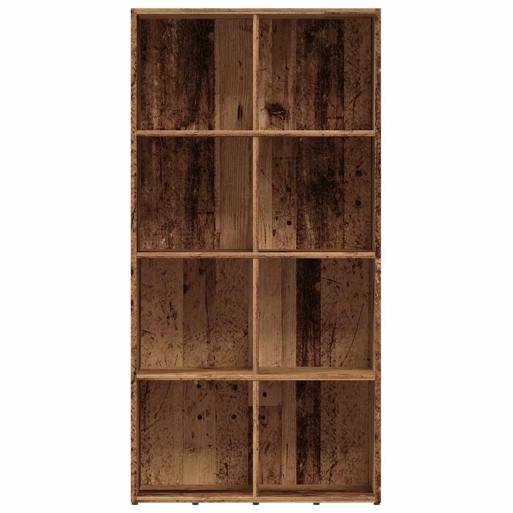 vidaXL Bücherregal Altholz-Optik 66x30x130 cm Holzwerkstoff