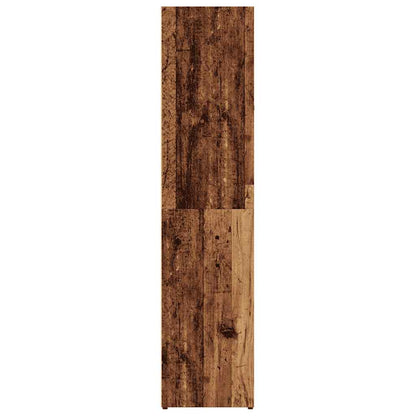 vidaXL Bücherregal Altholz-Optik 66x30x130 cm Holzwerkstoff
