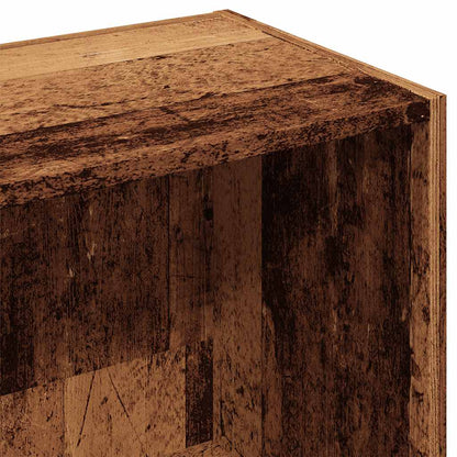 vidaXL Bücherregal Altholz-Optik 66x30x130 cm Holzwerkstoff