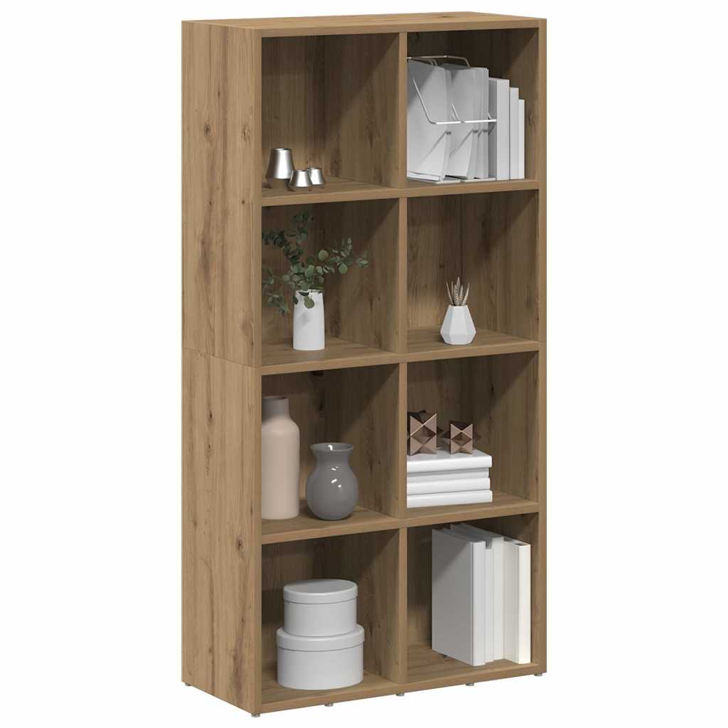 vidaXL Bücherregal Artisan-Eiche 66x30x130 cm Holzwerkstoff