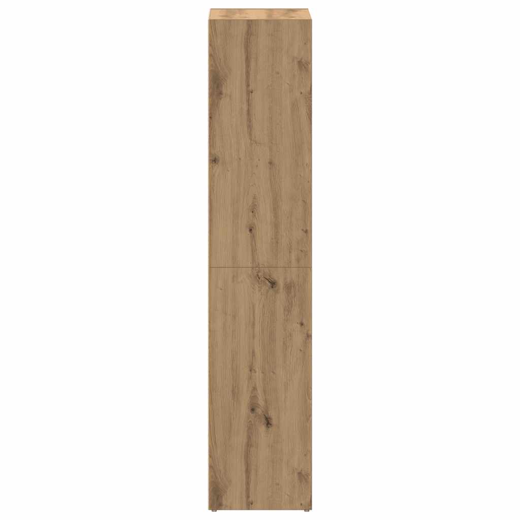 vidaXL Bücherregal Artisan-Eiche 66x30x130 cm Holzwerkstoff