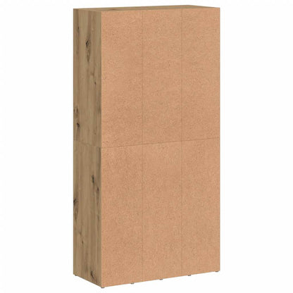 vidaXL Bücherregal Artisan-Eiche 66x30x130 cm Holzwerkstoff