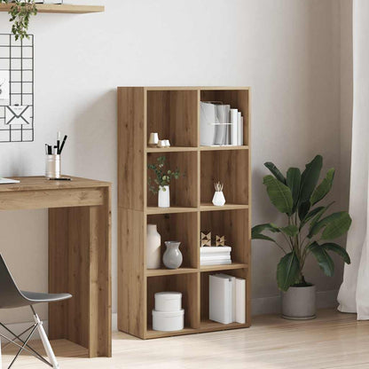 vidaXL Bücherregal Artisan-Eiche 66x30x130 cm Holzwerkstoff