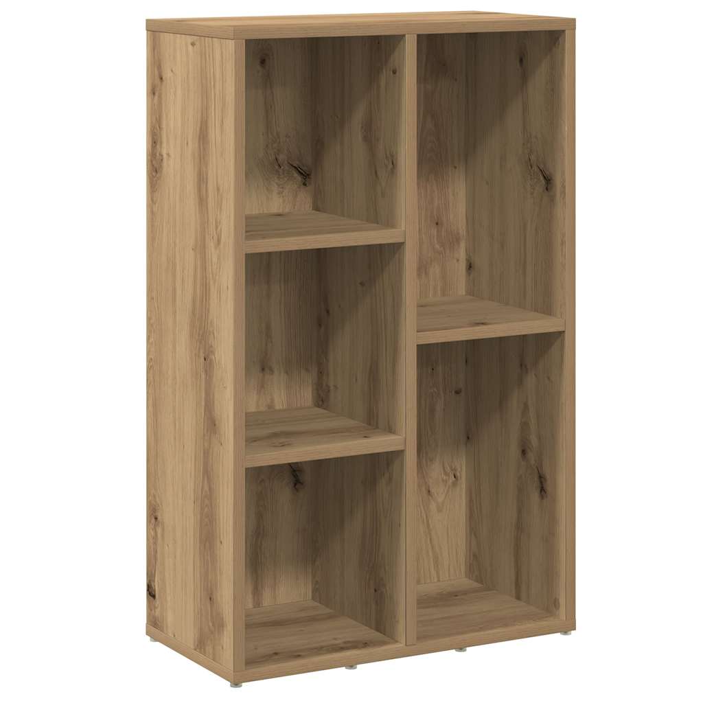 vidaXL Bibliothèque chêne artisan 50x25x80 cm Bois d'ingénierie