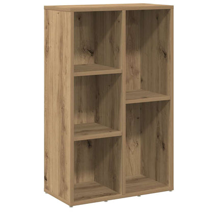 vidaXL Bibliothèque chêne artisan 50x25x80 cm Bois d'ingénierie
