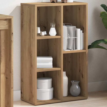vidaXL Bibliothèque chêne artisan 50x25x80 cm Bois d'ingénierie
