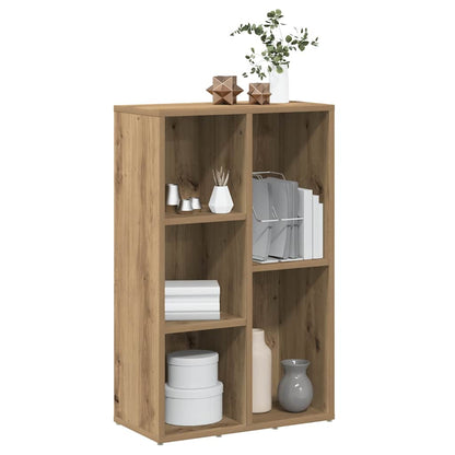 vidaXL Bibliothèque chêne artisan 50x25x80 cm Bois d'ingénierie
