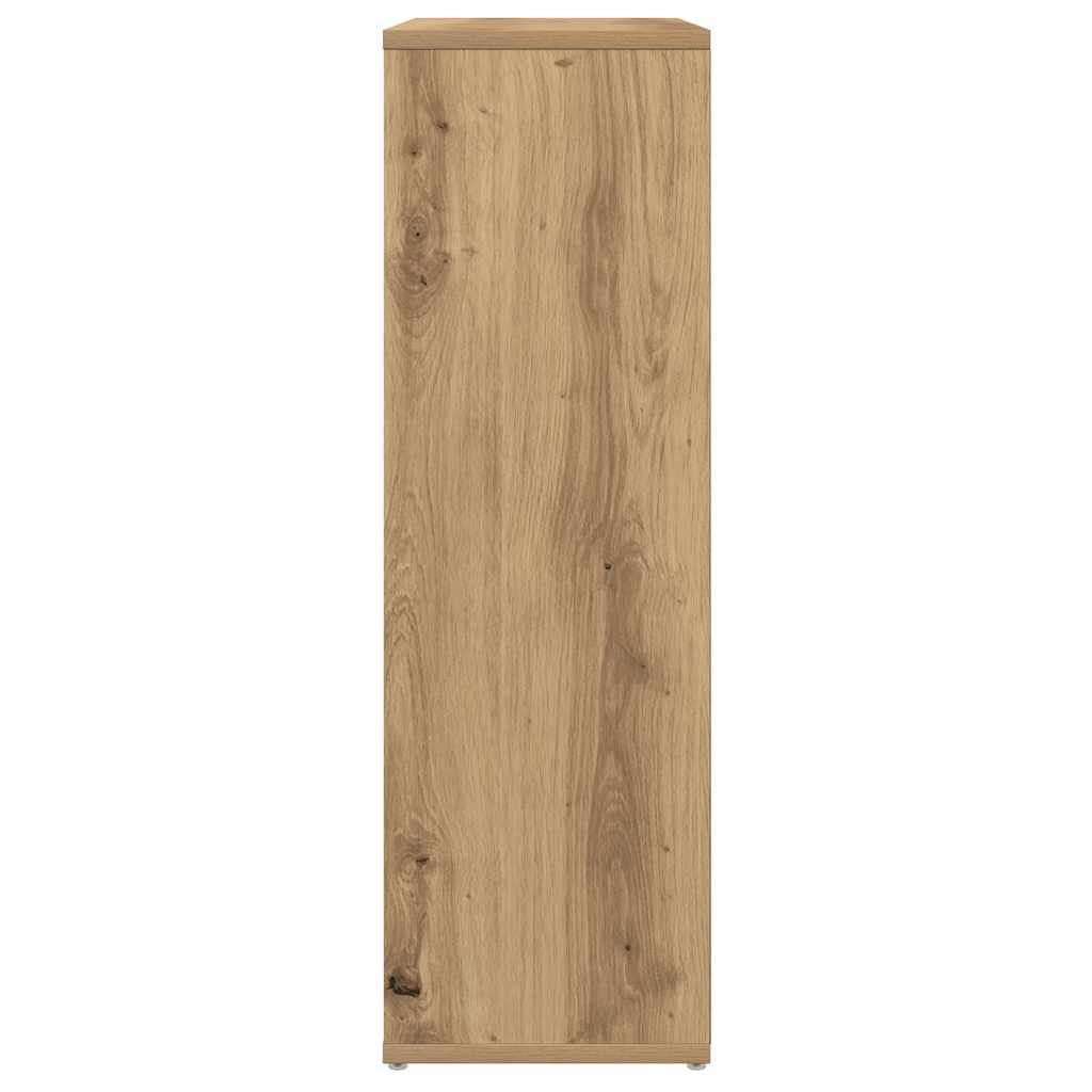 vidaXL Bibliothèque chêne artisan 50x25x80 cm Bois d'ingénierie