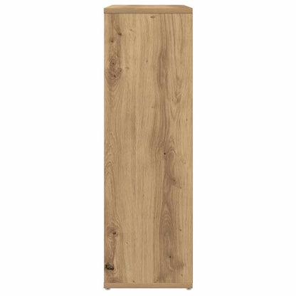vidaXL Bibliothèque chêne artisan 50x25x80 cm Bois d'ingénierie