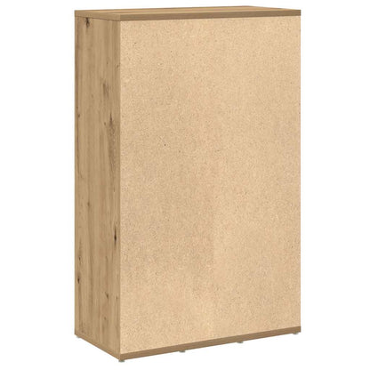 vidaXL Bibliothèque chêne artisan 50x25x80 cm Bois d'ingénierie