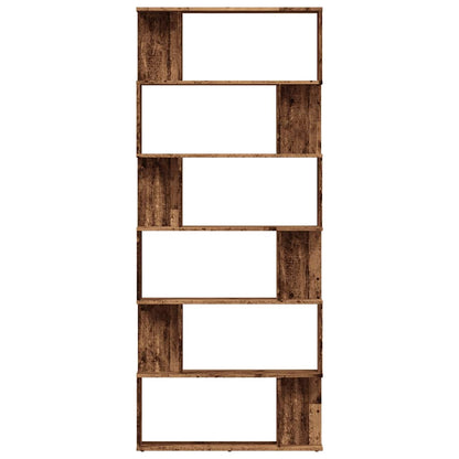 vidaXL Bücherregal Altholz-Optik 80x24x192 cm Holzwerkstoff