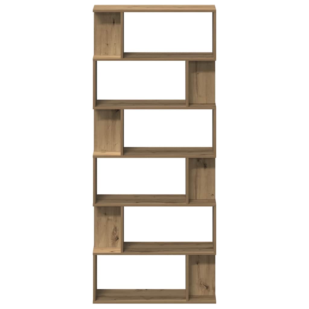 vidaXL Bibliothèque chêne artisan 80x24x192 cm bois d'ingénierie