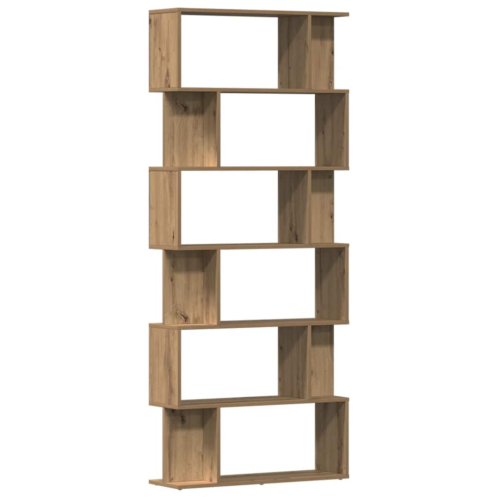 Bücherregal Artisan-Eiche 80x24x192 cm Holzwerkstoff