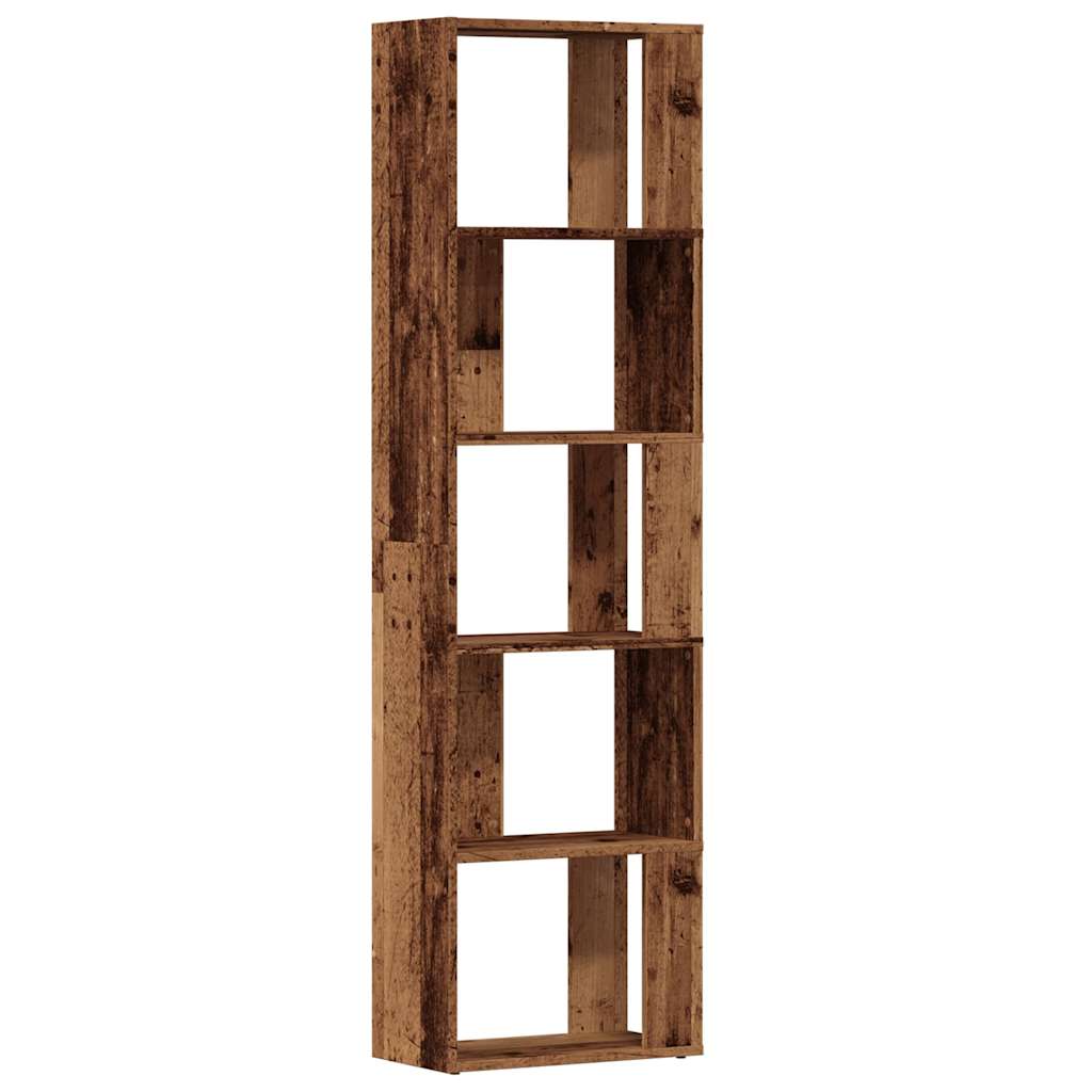 vidaXL Bücherschrank Altholz-Optik 45x24x159 cm Holzwerkstoff