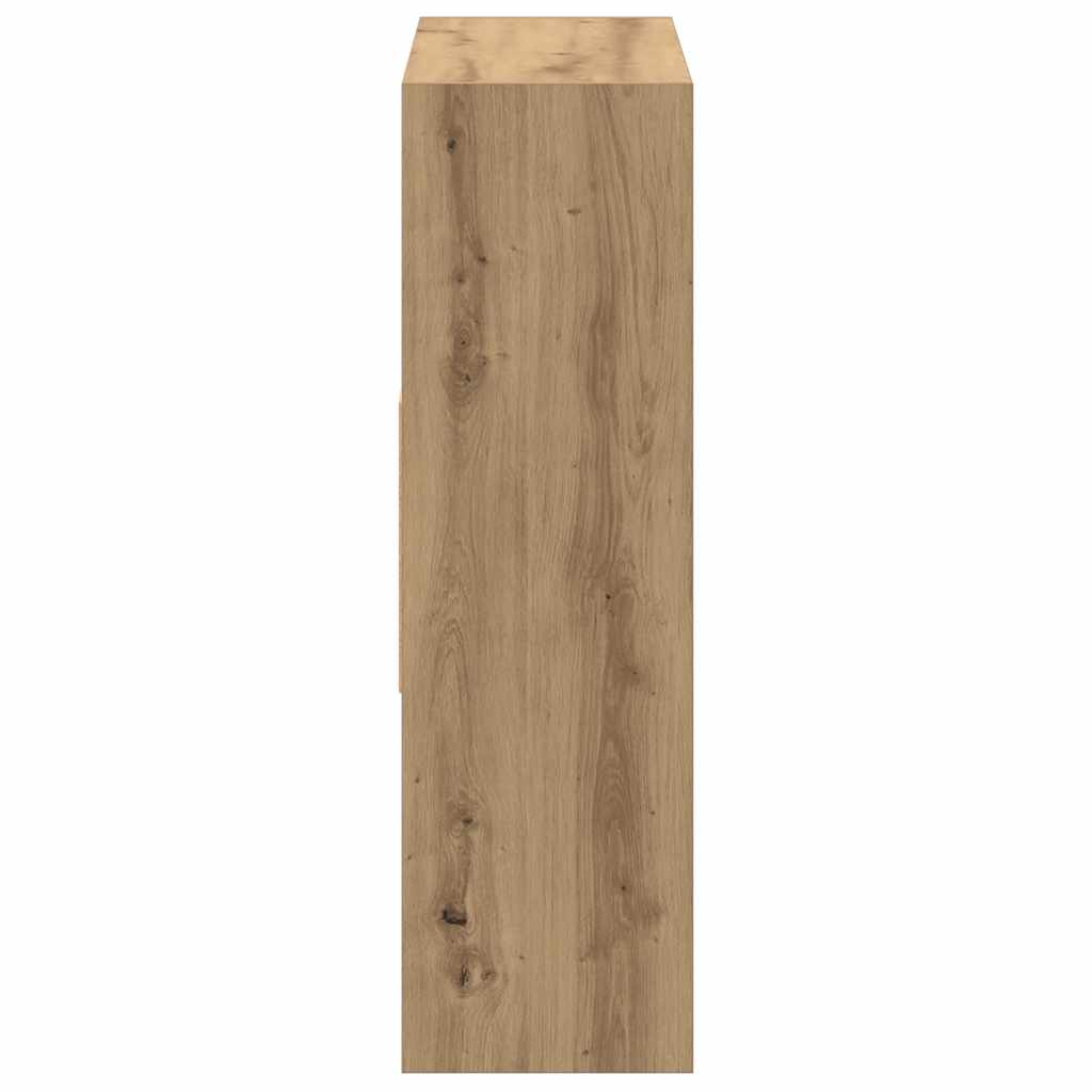 vidaXL Bücherregal Artisan-Eiche 97,5x29,5x100 cm Holzwerkstoff