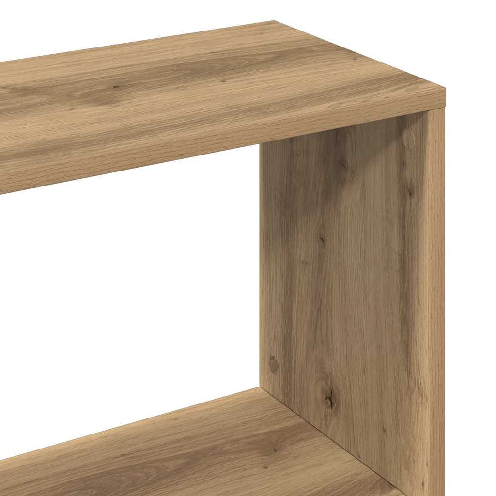 vidaXL Bücherregal Artisan-Eiche 97,5x29,5x100 cm Holzwerkstoff