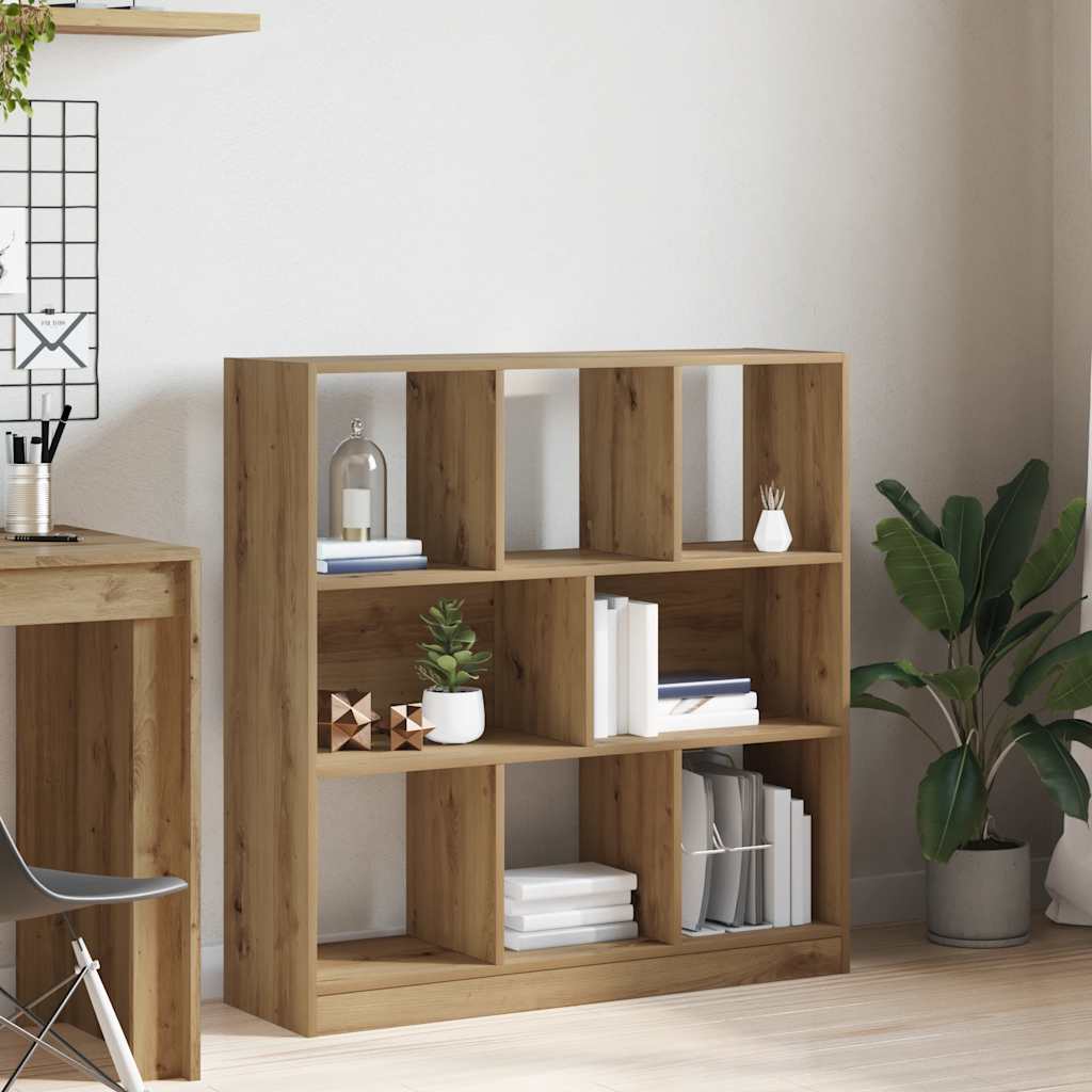 vidaXL Bücherregal Artisan-Eiche 97,5x29,5x100 cm Holzwerkstoff