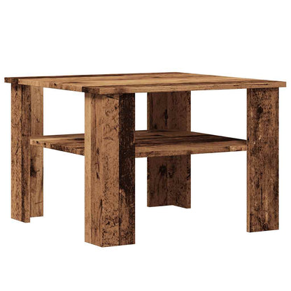 vidaXL Couchtisch Altholz-Optik 60x60x42 cm Holzwerkstoff