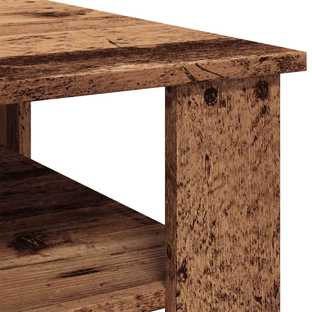 vidaXL Couchtisch Altholz-Optik 60x60x42 cm Holzwerkstoff