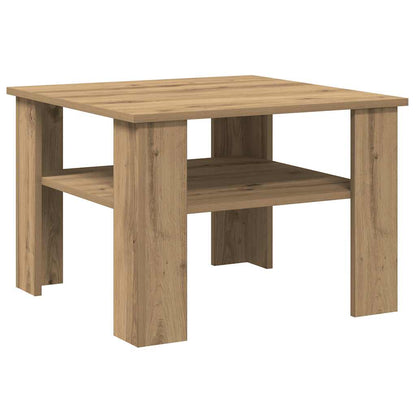 vidaXL Couchtisch Artisan-Eiche 60x60x42 cm Holzwerkstoff