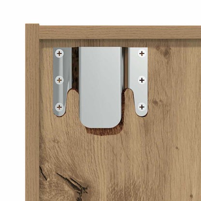 vidaXL Bücherregal/TV-Schrank Altholz-Optik 36x30x143 cm Holzwerkstoff