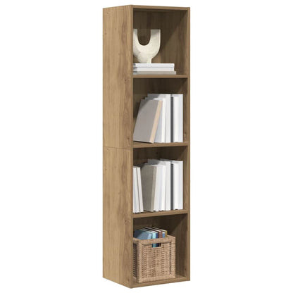 vidaXL Bücherregal/TV-Schrank Artisan-Eiche 36x30x143 cm Holzwerkstoff