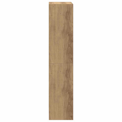 vidaXL Bücherregal/TV-Schrank Artisan-Eiche 36x30x143 cm Holzwerkstoff