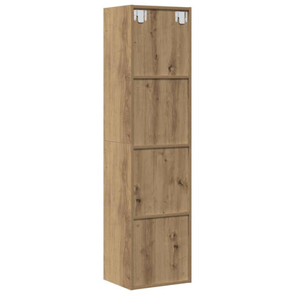 vidaXL Bücherregal/TV-Schrank Artisan-Eiche 36x30x143 cm Holzwerkstoff