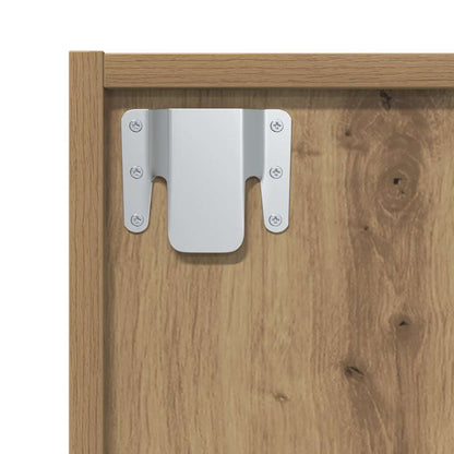 vidaXL Bücherregal/TV-Schrank Artisan-Eiche 36x30x143 cm Holzwerkstoff