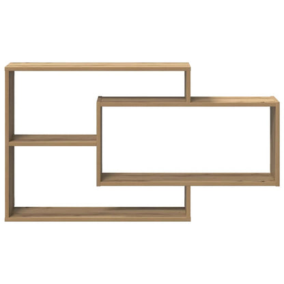 vidaXL Wandregal Artisan-Eiche 104x20x58,5 cm Holzwerkstoff