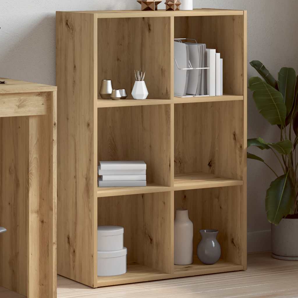 vidaXL Bibliothèque/buffet Chêne artisan 66x30x98 cm Bois d'ingénierie