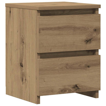 vidaXL Table de chevet Chêne artisan 30x30x40 cm Bois d'ingénierie