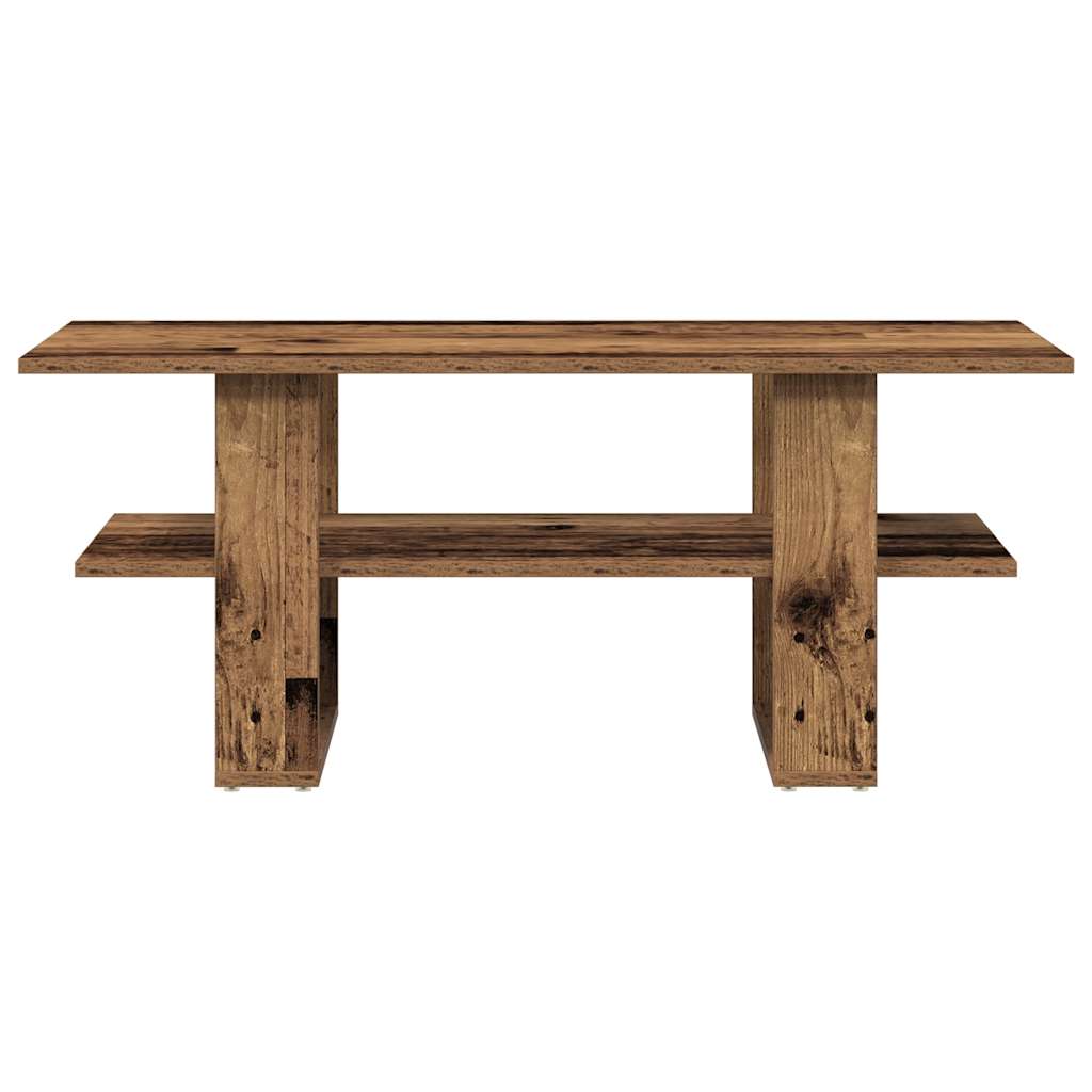 vidaXL Couchtisch Altholz-Optik 102x55x42 cm Holzwerkstoff