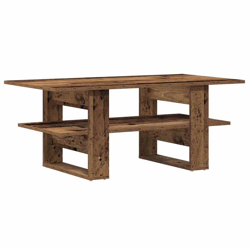 vidaXL Couchtisch Altholz-Optik 102x55x42 cm Holzwerkstoff