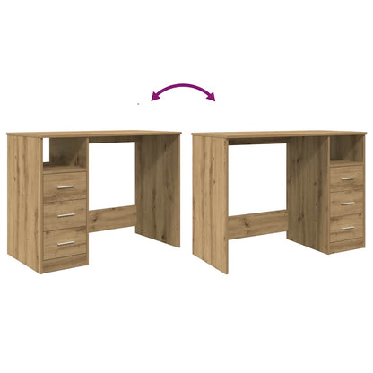vidaXL Schreibtisch Artisan-Eiche 102x50x76 cm Holzwerkstoff
