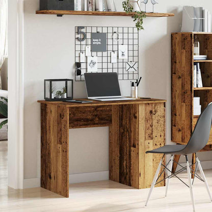 vidaXL Schreibtisch Altholz-Optik 100x55x75 cm Holzwerkstoff