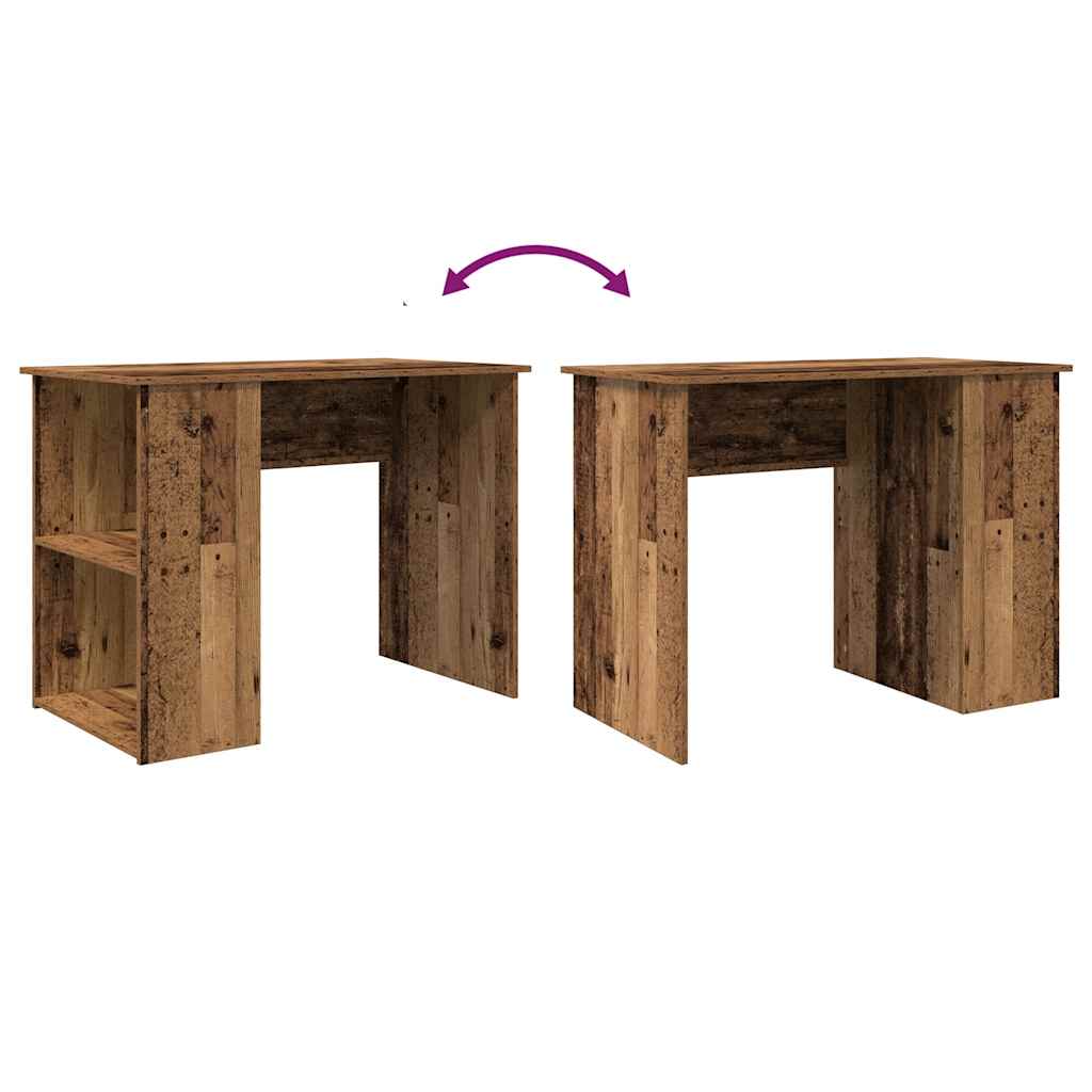 vidaXL Schreibtisch Altholz-Optik 100x55x75 cm Holzwerkstoff