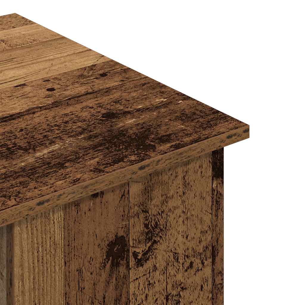 vidaXL Schreibtisch Altholz-Optik 100x55x75 cm Holzwerkstoff