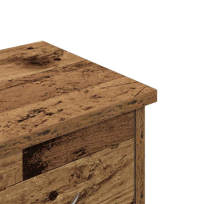 vidaXL Wandschrank Altholz-Optik 60x26x18,5 cm Holzwerkstoff