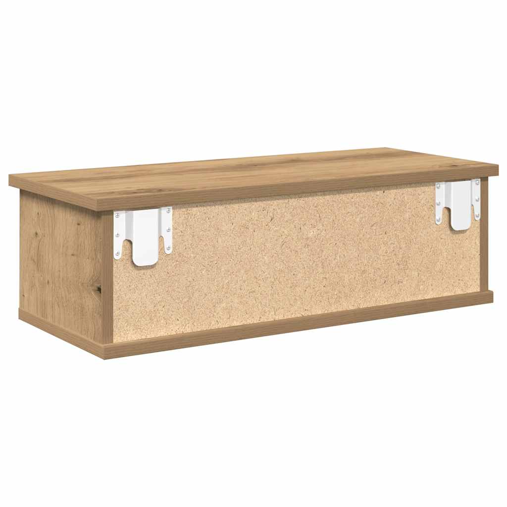 vidaXL Wandschrank Artisan-Eiche 60x26x18,5 cm Holzwerkstoff