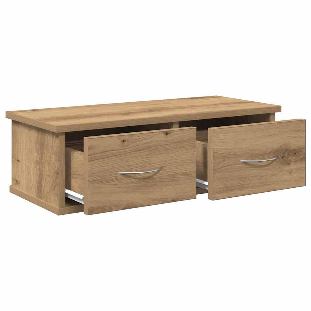 vidaXL Wandschrank Artisan-Eiche 60x26x18,5 cm Holzwerkstoff