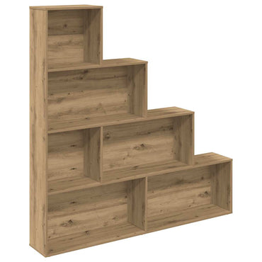 vidaXL Bücherregal Artisan-Eiche 157x24x160 cm Holzwerkstoff