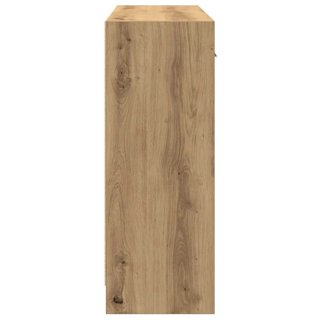 Sideboard Artisan-Eiche 91x28x75 cm Holzwerkstoff