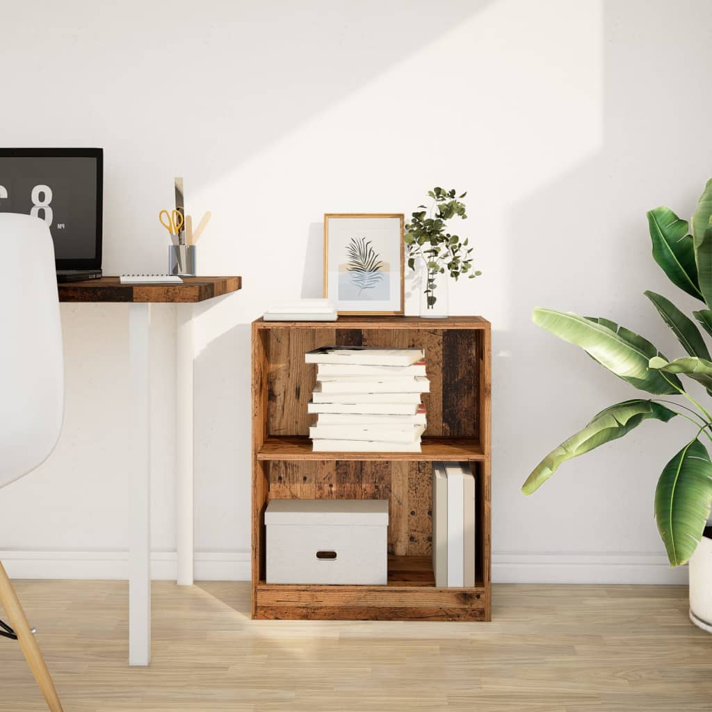 vidaXL Étagère à livres aspect bois de récupération 60x24x76 cm Bois d'ingénierie
