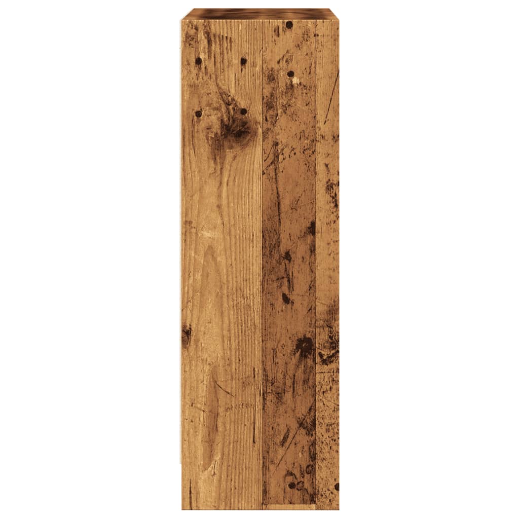 vidaXL Étagère à livres aspect bois de récupération 60x24x76 cm Bois d'ingénierie