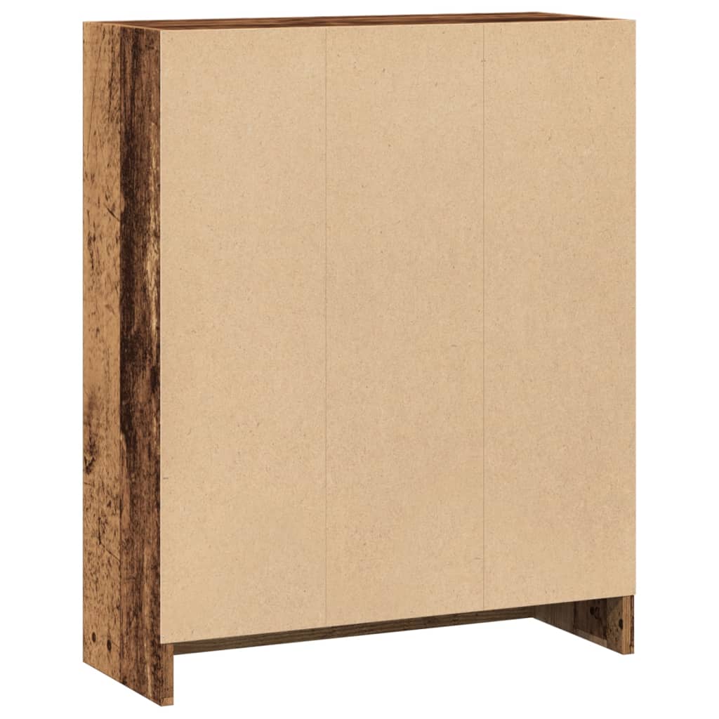 vidaXL Étagère à livres aspect bois de récupération 60x24x76 cm Bois d'ingénierie